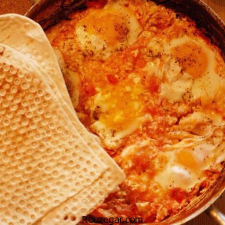 املت گوجه فرنگی,طرز تهیه املت گوجه فرنگی با قارچ,آموزش املت گوجه فرنگی با پنیر پیتزا