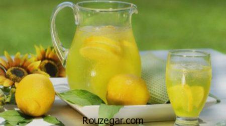 شربت لیموناد,طرز تهیه شربت لیموناد خانگی,شربت لیموناد نعنایی,شربت لیموناد با نعناغ,طرز تهیه شربت لیموناد