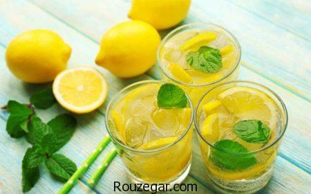 شربت لیموناد,طرز تهیه شربت لیموناد خانگی,شربت لیموناد نعنایی,شربت لیموناد با نعناغ,طرز تهیه شربت لیموناد