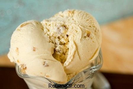 بستنی گردویی,طرز تهیه بستنی گردویی خوشمزه,آموزش بستنی گردویی خانگی