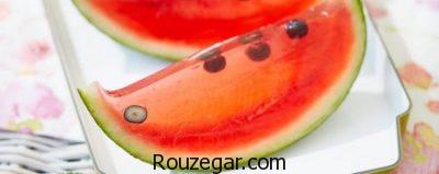 ژله هندوانه شب یلدا، تزیین ژله هندوانه شب یلدا