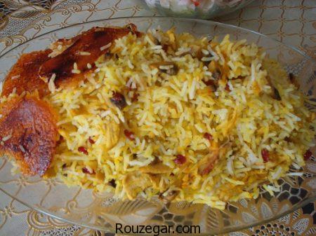 قارچ پلو,طرز تهیه قارچ پلو با مرغ,طرز تهیه قارچ پلو با گوشت چرخ کرده