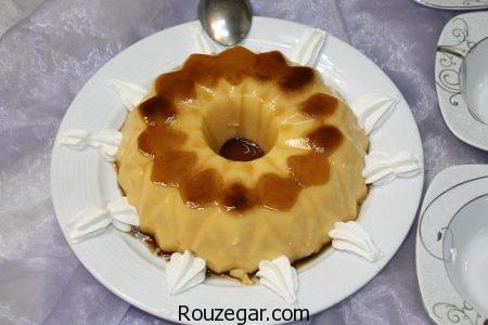 کرم کارامل,طرز تهیه کرم کارامل خانگی,آموزش کرم کارامل شکلاتی خوشمزه