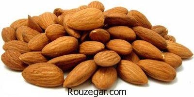 خواص بادام درختی برای جنین،خواص بادام درختی برای مو،خواص بادام درختی برای قلب