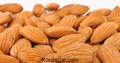 خواص بادام درختی برای جنین،خواص بادام درختی برای مو،خواص بادام درختی برای قلب