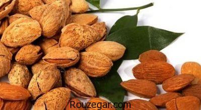 خواص بادام درختی برای جنین،خواص بادام درختی برای مو،خواص بادام درختی برای قلب