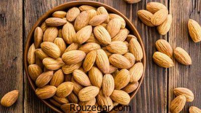 خواص بادام درختی برای جنین،خواص بادام درختی برای مو،خواص بادام درختی برای قلب