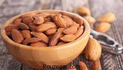 خواص بادام درختی برای جنین،خواص بادام درختی برای مو،خواص بادام درختی برای قلب