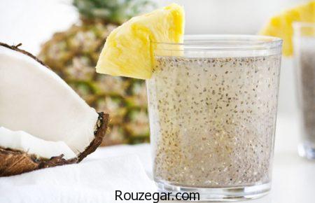 شربت تخم شربتی,طرز تهیه شربت تخم شربتی خوشمزه,آموزش شربت تخم شربتی با خاکشیر