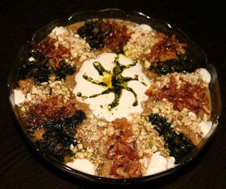 حلیم بادمجان,طرز تهیه حلیم بادمجان مجلسی,آموزش حلیم بادمجان اصفهانی با گوشت