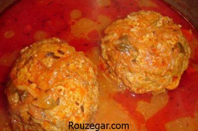 طرز تهیه کوفته مرغ,کوفته مرغ و قارچ,درست کردن کوفته مرغ