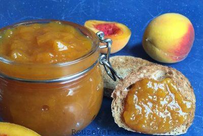 طرز تهیه مارمالاد هلو,مارمالاد هلو انجیری,مارمالاد هلو با پودر ژلاتین