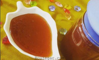 طرز تهیه مارمالاد هلو,مارمالاد هلو انجیری,مارمالاد هلو با پودر ژلاتین