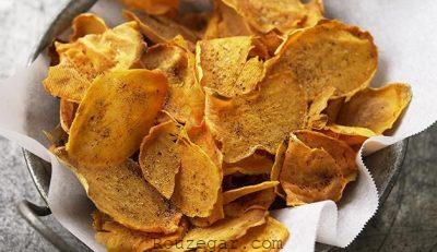 چیپس هویج چیپس هویج خلالی,طرز تهیه چیپس هویج,آموزش چیپس هویج