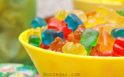 پاستیل خانگی پاستیل خانگی با ژله,پاستیل خانگی بدون قالب,طرز تهیه پاستیل خانگی لاستیکی