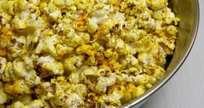 پاپ کرن کره ای آموزش پاپ کورن کره ای,چگونه پاپ کورن کره ای درست کنیم,پاپ کرن کره ای خانگی