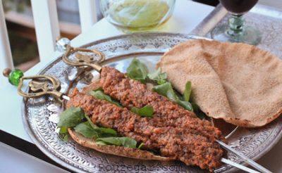 کباب لبنانی با مرغ,کباب لبنانی طرز تهیه,کباب لبنانی با گوشت چرخ کرده