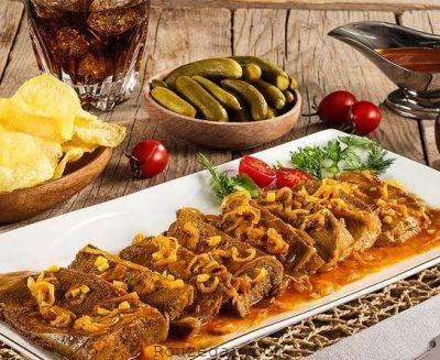 خوراک زبان خوراک زبان,خوراک زبان گاو,خوراک زبان گوساله,خوراک زبان گوسفندی,طرز تهیه خوراک زبان