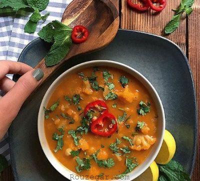 سوپ گل کلم برای لاغری,سوپ گل کلم رژیمی,سوپ گل کلم,طرز تهیه سوپ گل کلم