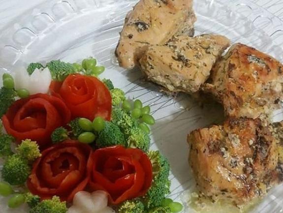 مرغ مارینه یونانی