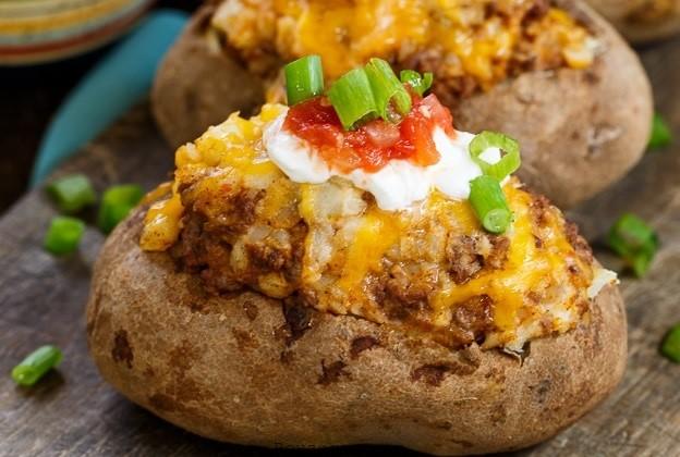 سیب زمینی شکم پر