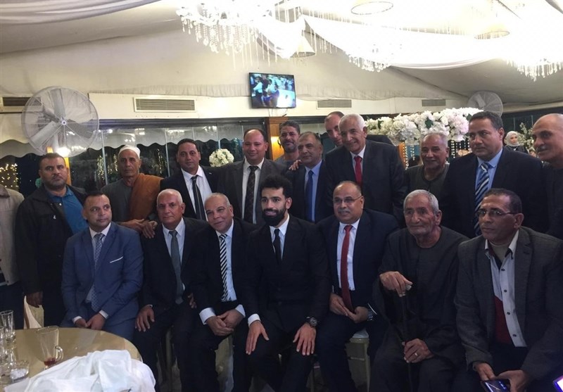 حضور پرحاشیه محمد صلاح در یک مراسم خانوادگی + عکس
