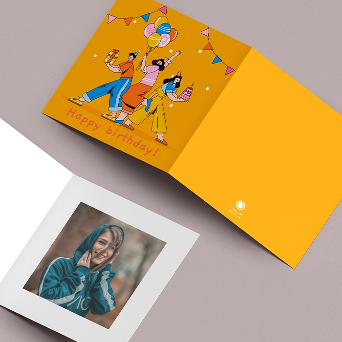 کارت تبریک تولد طرح سورپرایز | عکس پرینت